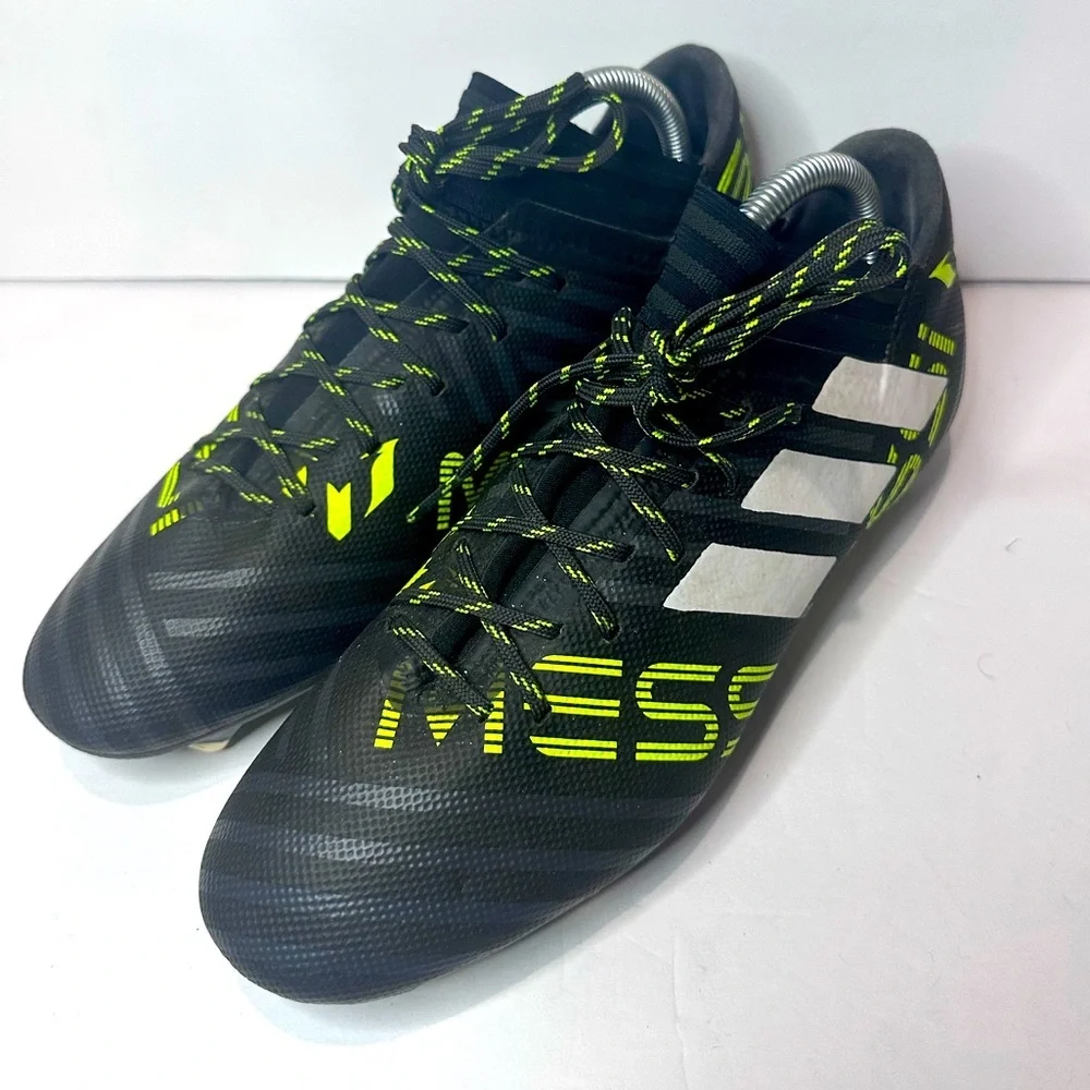 Adidas Black and Yellow Messi cleats
